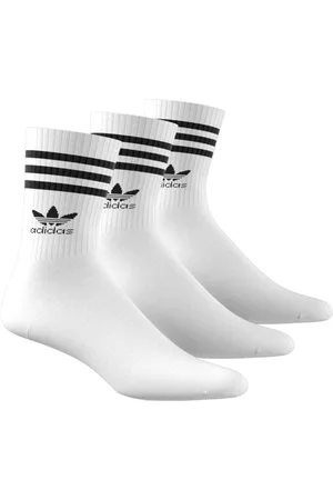 adidas Womens Mid Cut Crew Socks 3 Pack