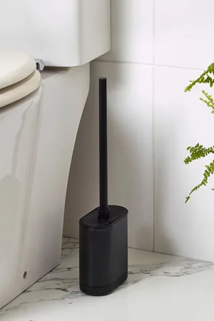Next Black Slimline Silicone Toilet Brush One