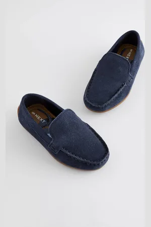 Next Standard Fit (F) Suede Slip-Ons Loafers Shoes AU 10 (EU 28)