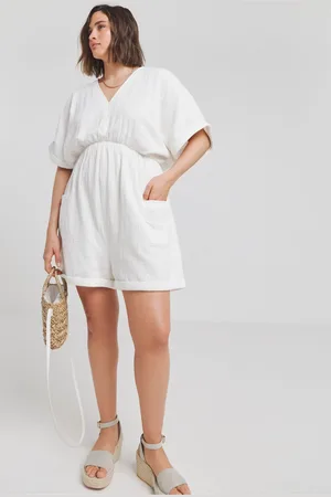 Simply Be Womens Cheesecloth 100% Cotton Playsuit