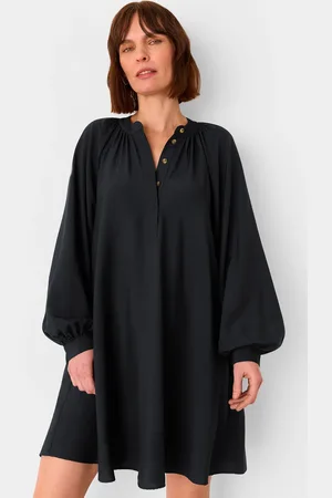 Whistles Full Volume Gathered Dress AU 12