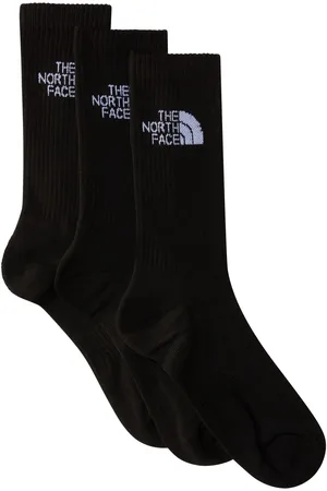 The North Face Black Multi Socks 3 Pack S