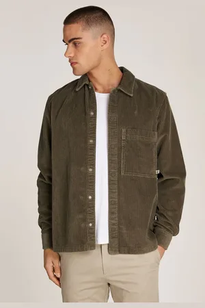 Calvin Klein Mens 100% Cotton Corduroy Overshirt