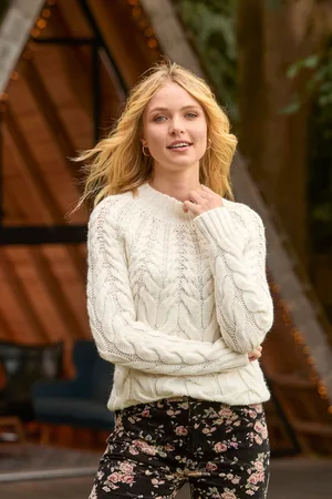 Joe Browns Womens Cosy Supersoft Cable Knit Jumper