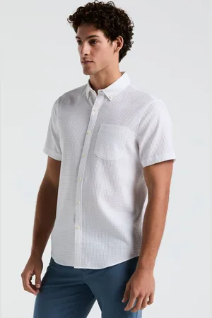 Original Penguin Textured Short Sleeve 100% Cotton Shirt XL