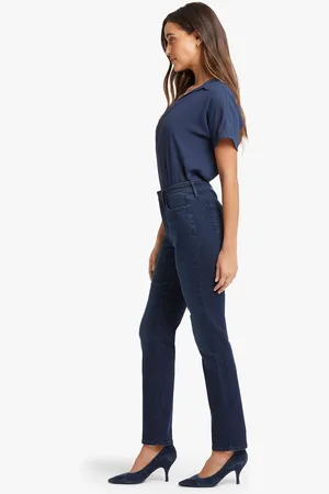 NYDJ Womens Slim Leg High Rise Sheri Jeans