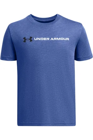 Under Armour Boys Chrome Logo Wordmark T-Shirt