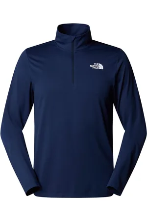 The North Face Blue 24/7 1/4 Zip Long Sleeve Tech Top XXL