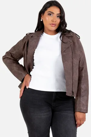 Lovedrobe Womens Soft Pu Biker Black Jacket