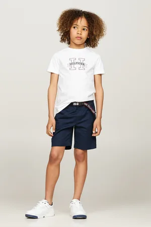Tommy Hilfiger Boys Regular Fit Print 100% Cotton T-Shirt
