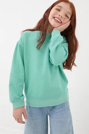 Fat Face Girls FatFace Tilbury Crew Sweatshirt