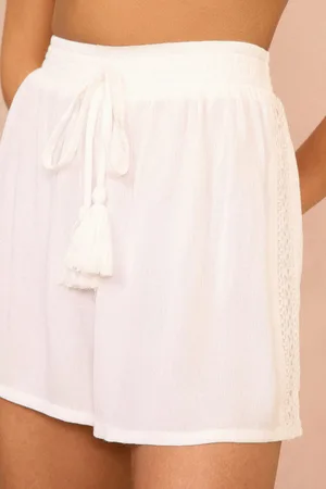 Love & Roses Womens Elasticated Trim Detail Shortss