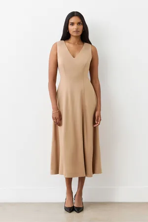 Finery London Adele Ponte Jersey Midi Dress AU 16
