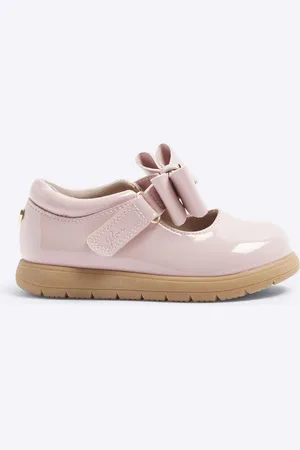 River Island Girls Girls Patent Bow Mary Jane Shoes