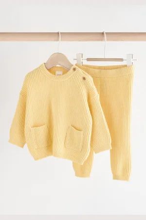 Next Girls Knitted Baby Jumper & Leggings Set (0mths-2yrs)