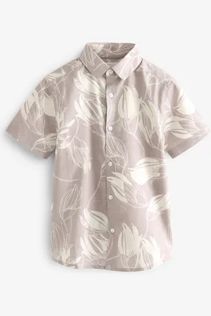 Next Boys 100% Cotton Floral Print Shirt (3-16yrs)
