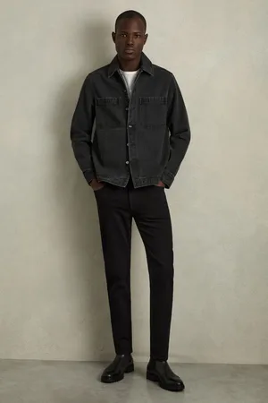 Reiss Mens Stay Picton Cotton-Stretch Slim-Fit Jeans