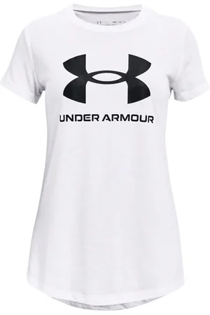 Under Armour Girls Sportstyle Logo Short Sleeve T-Shirt