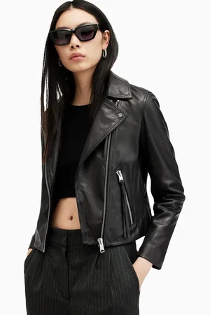 AllSaints Womens AllSaints Dalby Biker Jacket