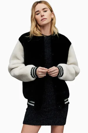 AllSaints Womens AllSaints Dinah Baseball Jacket