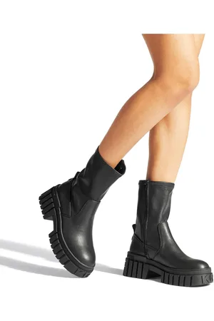 Kurt Geiger Tegan Sock2 Black Boots AU 8 (EU 39)