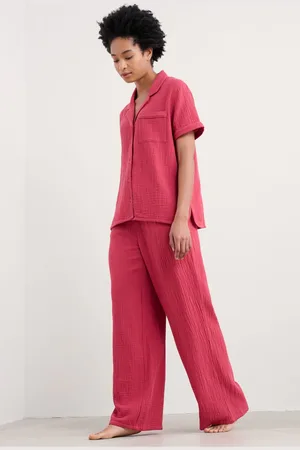 Seasalt Cornwall Pink Morning Light 100% Cotton Pyjamas AU 18
