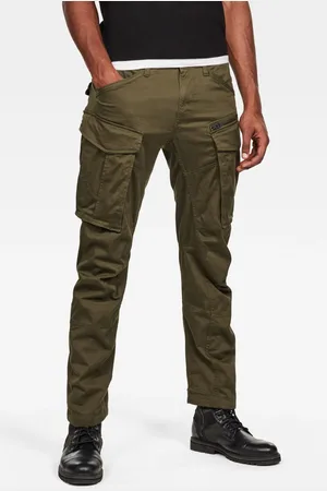 G-Star Mens Regular Rovic Zip 3D Tapered Cargos Trousers