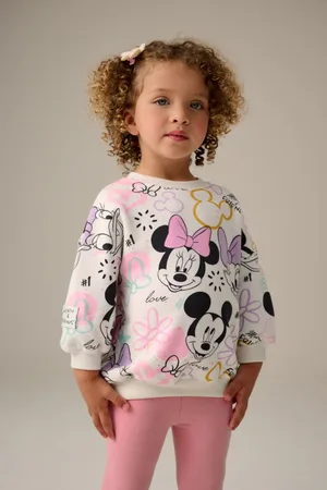Disney Girls Mickey and Friends Sweatshirt and Leggings Set (3mths-7yrs)