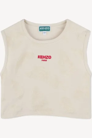 Kenzo Natural Logo Palm Tree Tank Top And Shorts Set 6 Years (116cm)