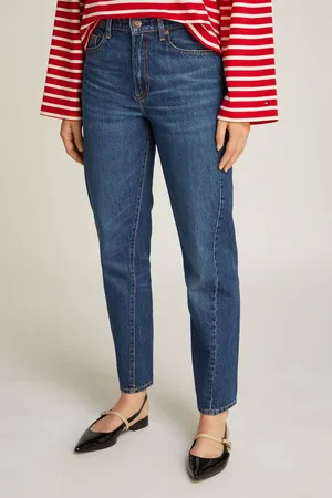 Tommy Hilfiger Blue Classic Mid Rise Straight 100% Cotton Jeans W29 L32