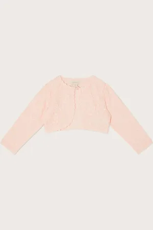 Monsoon Girls Baby Lace 100% Cotton Cardigan
