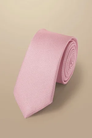 Charles Tyrwhitt Mens Silk Stain Resistant Slim Tie