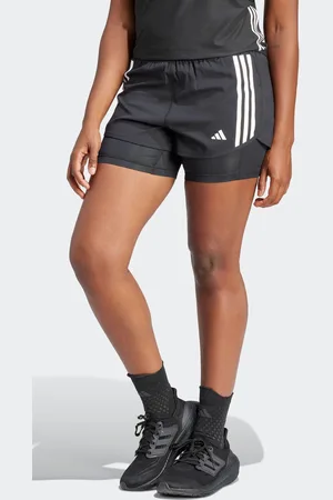 adidas Womens 3 Strip 2-in-1 Shorts