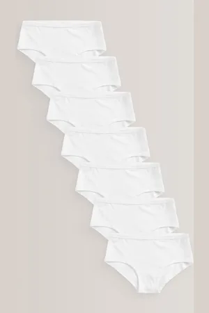 Next Girls Elastic Hipster Briefs 7 Pack (2-16yrs)