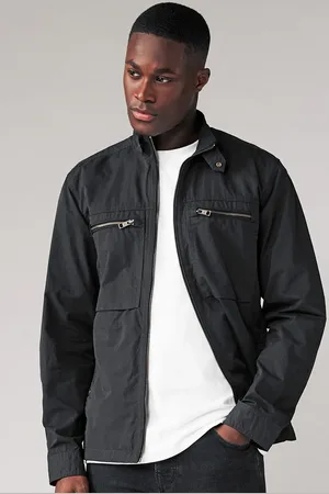 Next Mens Shower Resistant Utility Shacket