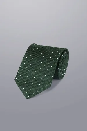 Charles Tyrwhitt Mens Silk Stain Resistant Tie