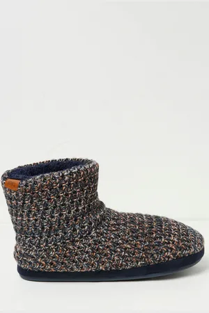 Fat Face Mens FatFace Matthew Oatmeal Knit Boots