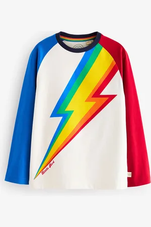 Little Bird Boys Multi Long Sleeve Colourful 100% Cotton T-Shirt