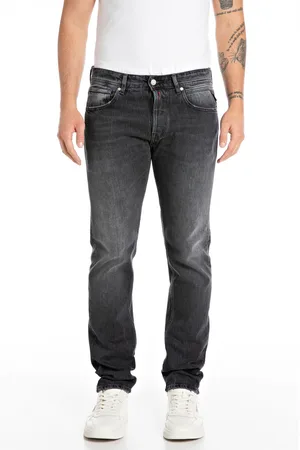 Replay Mens Delave Straight Fit Grover Jeans