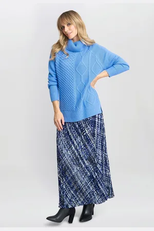 Gina Bacconi Womens Lissette Roll Neck Knitted Jumper