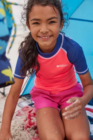 Mountain Warehouse Girls Kids Short Sleeved Rash Vest
