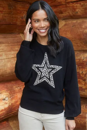 Threadbare Womens Star Graphic Jumper
