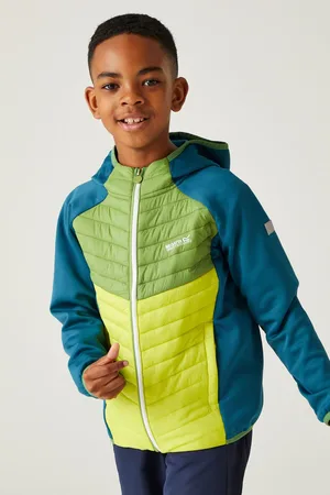 Regatta Boys Aqua Kielder Hybrid VIII Stretch Hooded Jacket