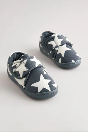 Next Boys Star Touch Fastening Cupsole Slippers
