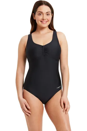 Zoggs Marley Supportive Scoopback One Piece Swimsuit AU 14