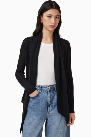 AllSaints AllSaints Black Harper Cardigan L