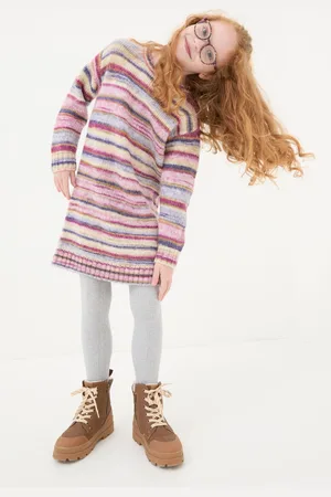 Fat Face Girls FatFace Stripe Jumper Dress