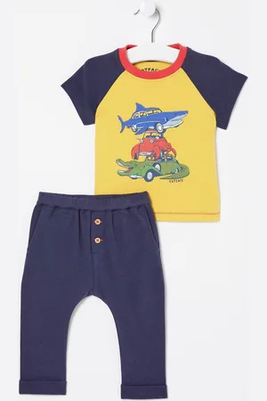 Fat Face Boys FatFace Shark Graphic Leggings Set