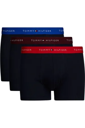 Tommy Hilfiger Mens Signature Essential Waistband Trunks 3 Pack