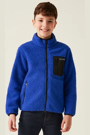 Regatta Boys Navy Red Junior Frankie Full Zip Fleece